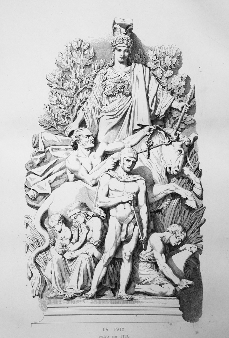 Lot 1301, Auction  127, Thierry, J. D., Arc de Triomphe de l'étoile. Paris, Didot, 1845