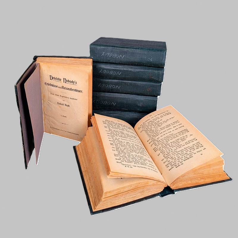 Lot 2088, Auction 127, Kraft, Robert, Detektiv Nobody's Erlebnisse und Reiseabenteuer