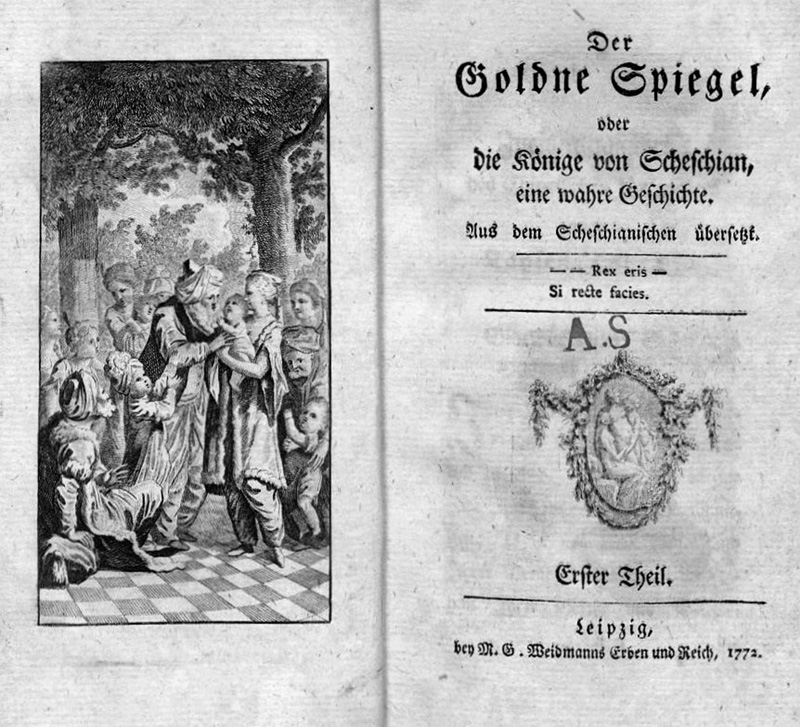 Lot 2171, Auction  127, Wieland, Christoph Martin, Der goldne Spiegel 