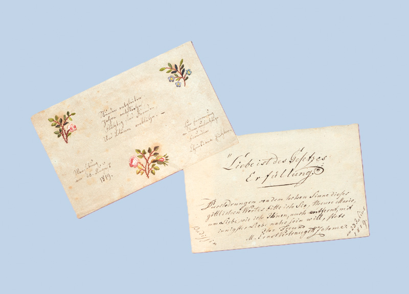 Lot 2541, Auction 127, Stammbuch-Kassette, eines jungen Herrn Zehme aus Kreypau bei Leuna. 1806-1819