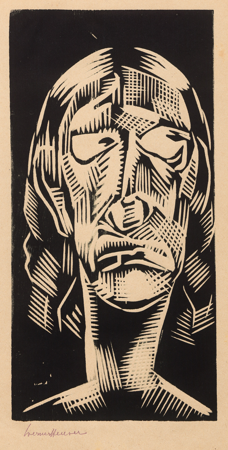 Lot 3145, Auction  127, Heuser, Werner, Köpfe